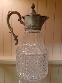 Vintage Silver Plated Water Carafe