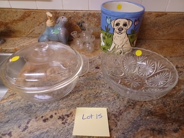 Misc Kitchen Lot / FireKing Casserole