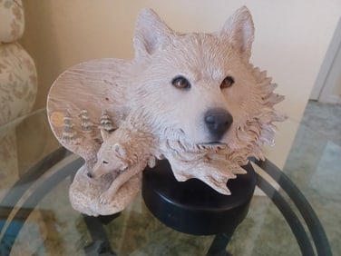 Wolf Art Sculpture Arctic Son Limited Edition / numbered