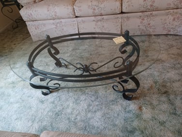 Glass Top Coffee Table