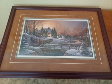 Framed Artwork Heading Home by Terry Redlin