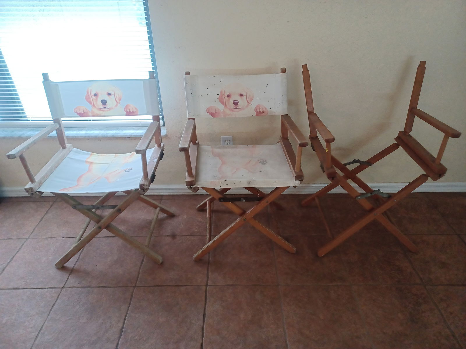 Lot of 3 Directors Chairs (1 of 7)