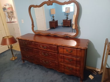 Vintage Dresser & Mirror