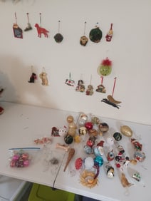 Large Lot of Christmas Ornaments