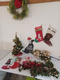 Large Lot of Misc Christmas Decoration