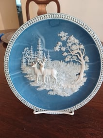 At Streams Edge Plate on Stand