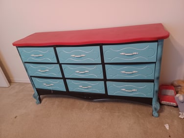 Unique Painted Dresser