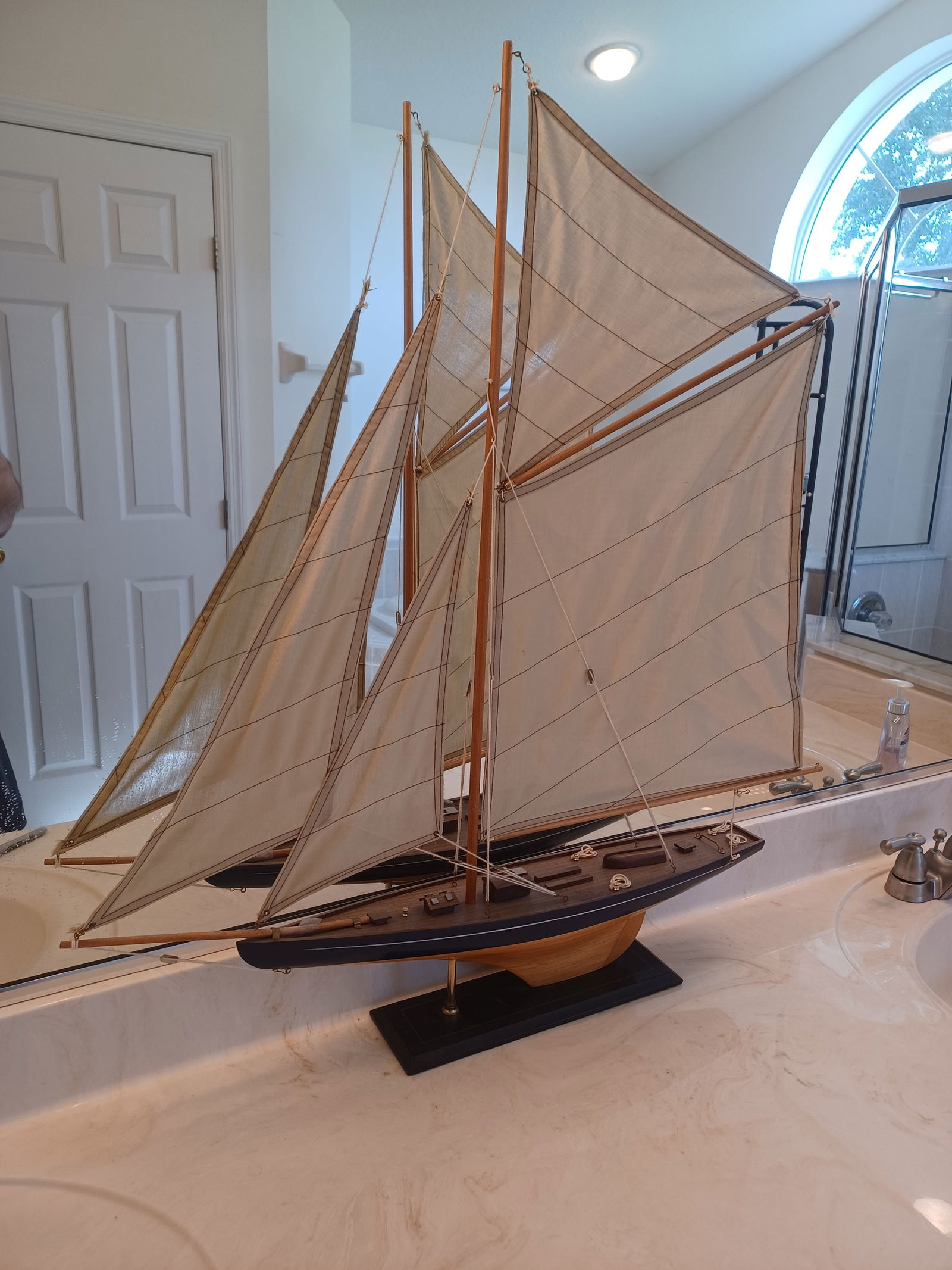 Detailed Wood Sail Ship Model: Detailed Wood Sail Ship Model