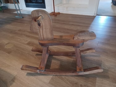 Wood Rocking Horse