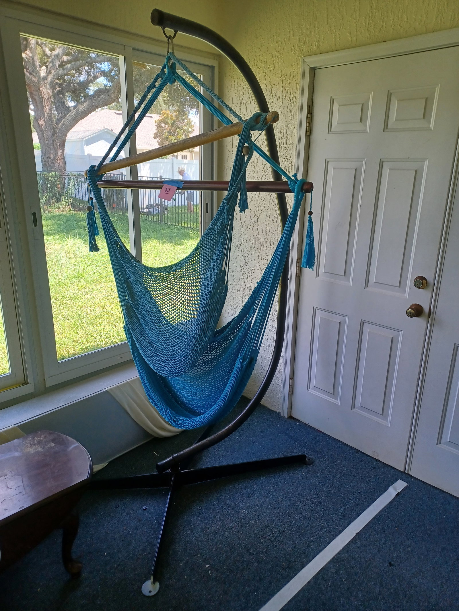 Hammock Chair Stand with Extra Chair: Hammock Chair Stand with Extra Chair