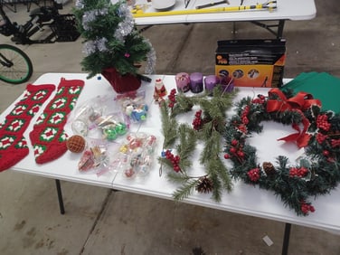 Lot of Christmas Decorations