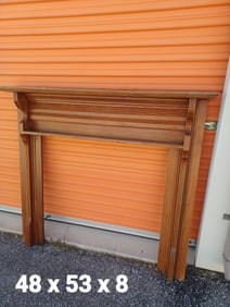 Vintage Pine Fire Place Mantle