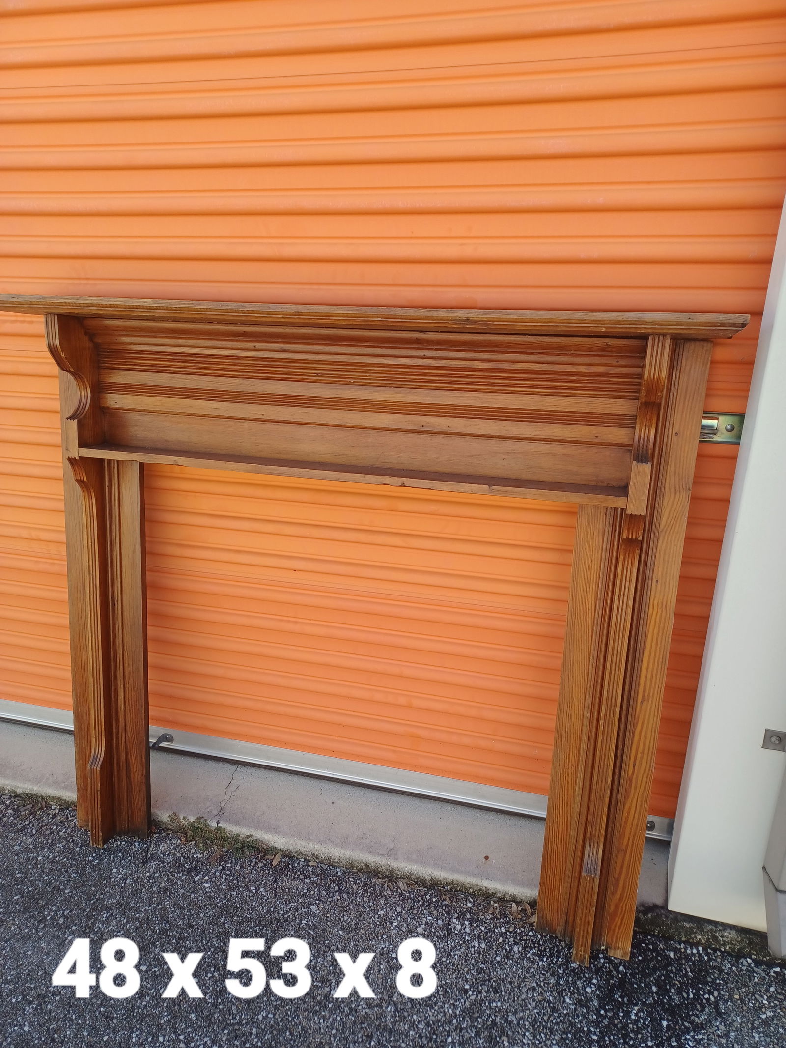 Vintage Pine Fire Place Mantle