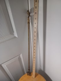 Unique Brass & Iron Fire Place Poker
