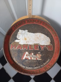 Vintage Hanley's Ale Metal Tray