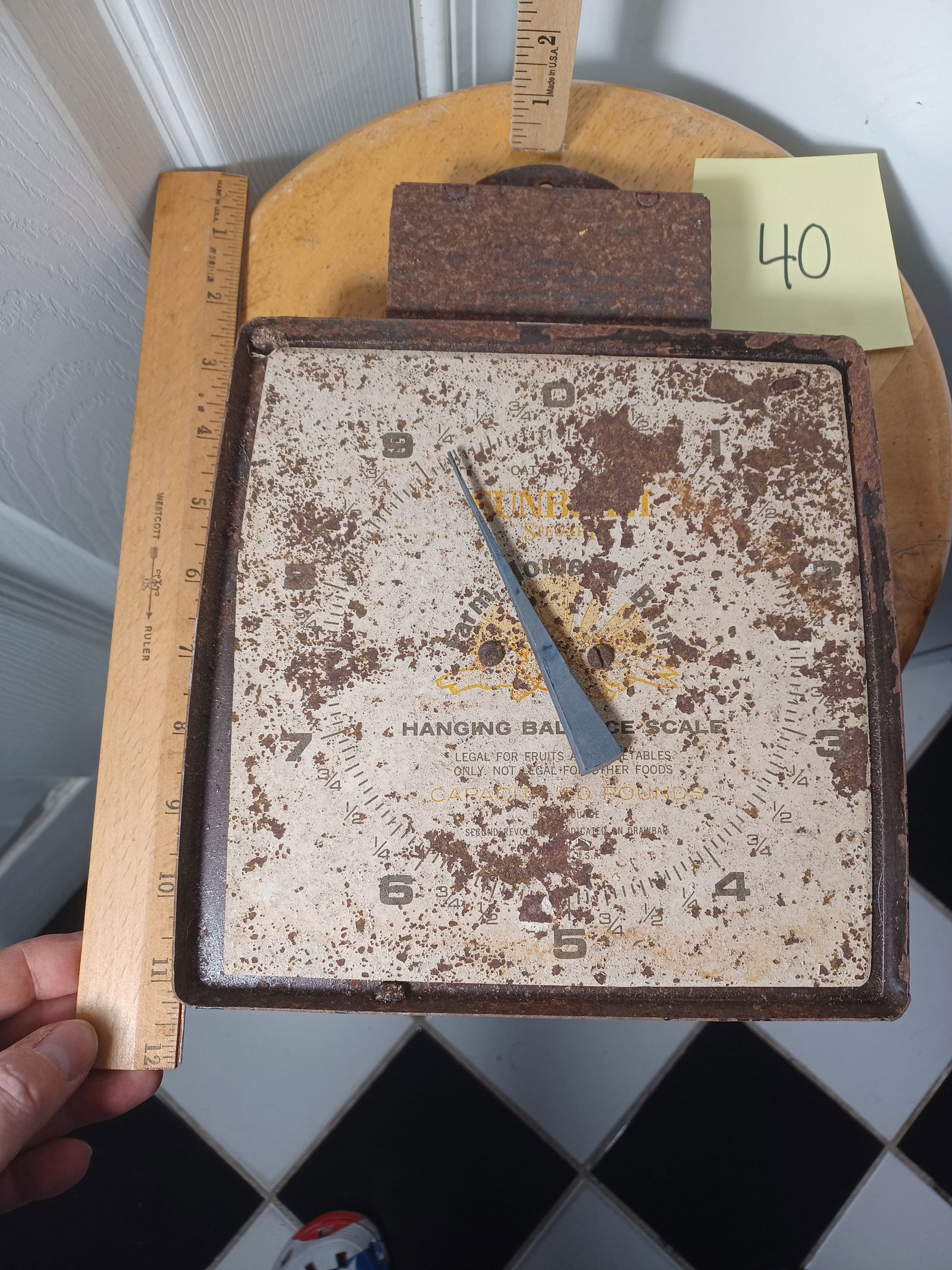 Vintage Sunbeam Hanging Scale (1 of 5)