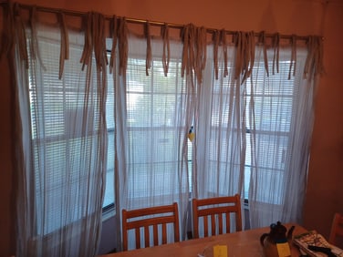 2 Pair of Sheer Curtains