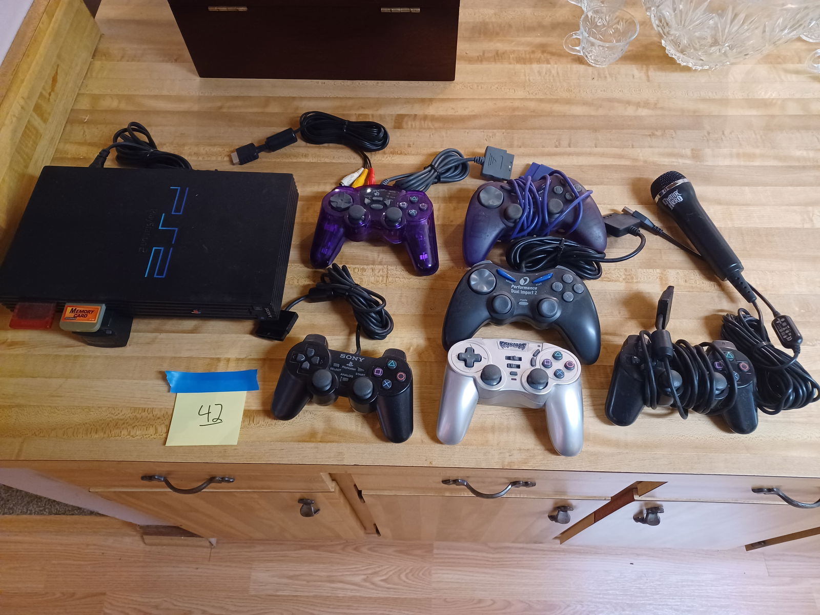 Playstation 2 Game System with remotes/ all seen / untested (1 of 6)