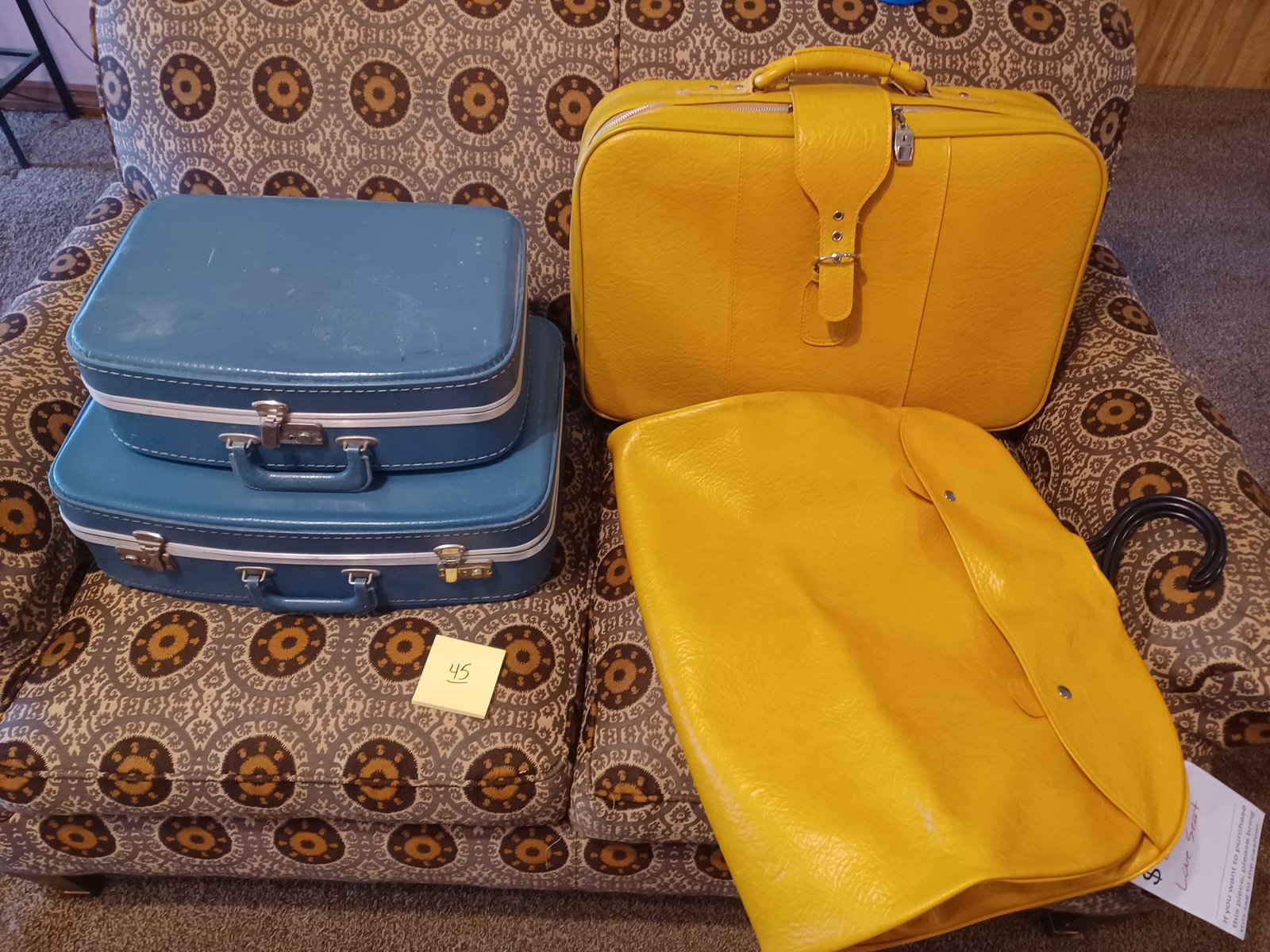 Lot of Vintage Luggage / see photos for condition / no keys: Lot of Vintage Luggage / see photos for condition / no keys
