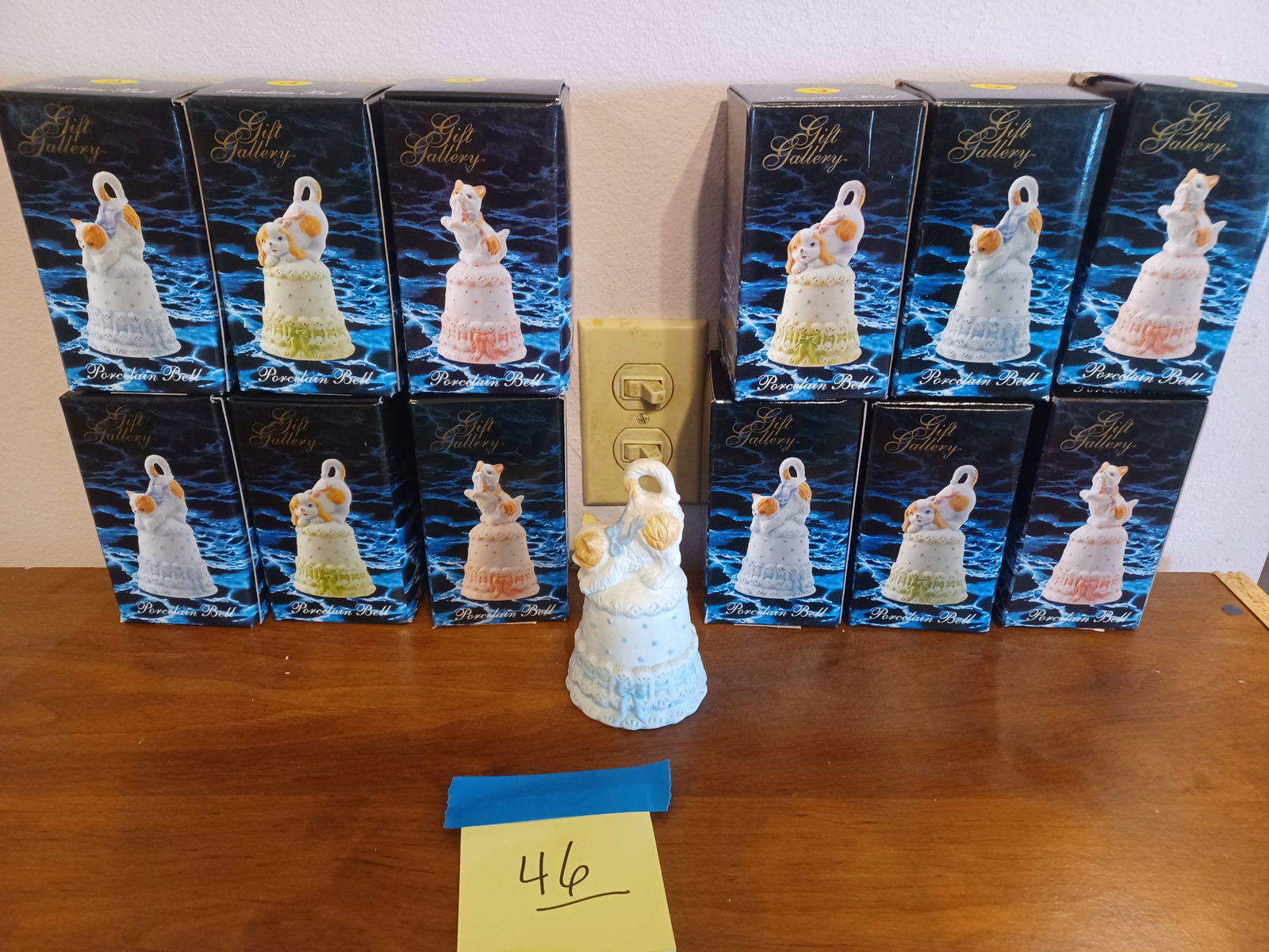Lot of still in box Porcelain Bells / Great gift idea: Lot of still in box Porcelain Bells / Great gift idea