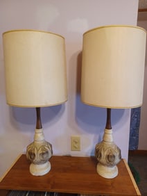 Mid Century Modern Pair of Lamps