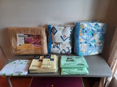 Lot of NEW Sheet Sets and Blankets