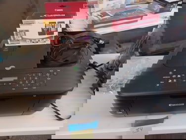 Canon Printer with New Ink Cartridges