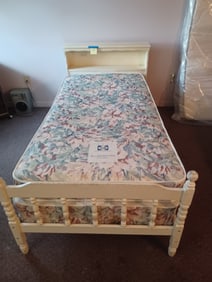 Twin Bed With Sealy Mattress Set