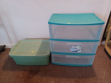 Storage Cabinet and Tote