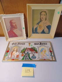 Vintage Religious Art Lot
