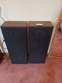 Pair of Vintage Speakers / Owner stated they worked / untested