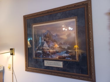 Framed Artwork by James Lee