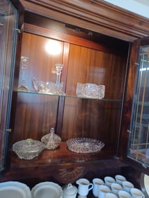 Lot of Beautiful Crystal & Pressed Glass Pieces