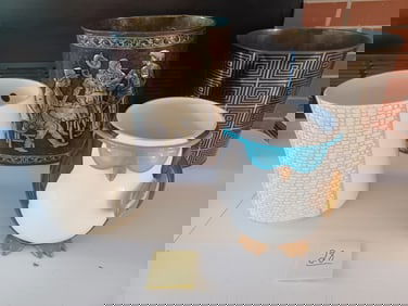 Lot of Vintage & Contemporary Waste Baskets