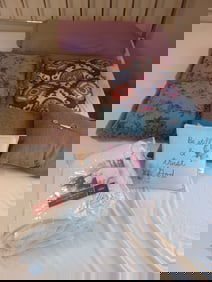 Large Lot of Decorative Pillows & King Microplush Blanket