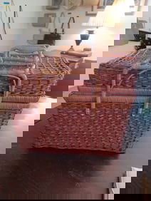 Vintage Wicker Picnic Basket