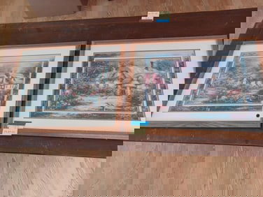 Pair of Triple Matted Framed Artwork