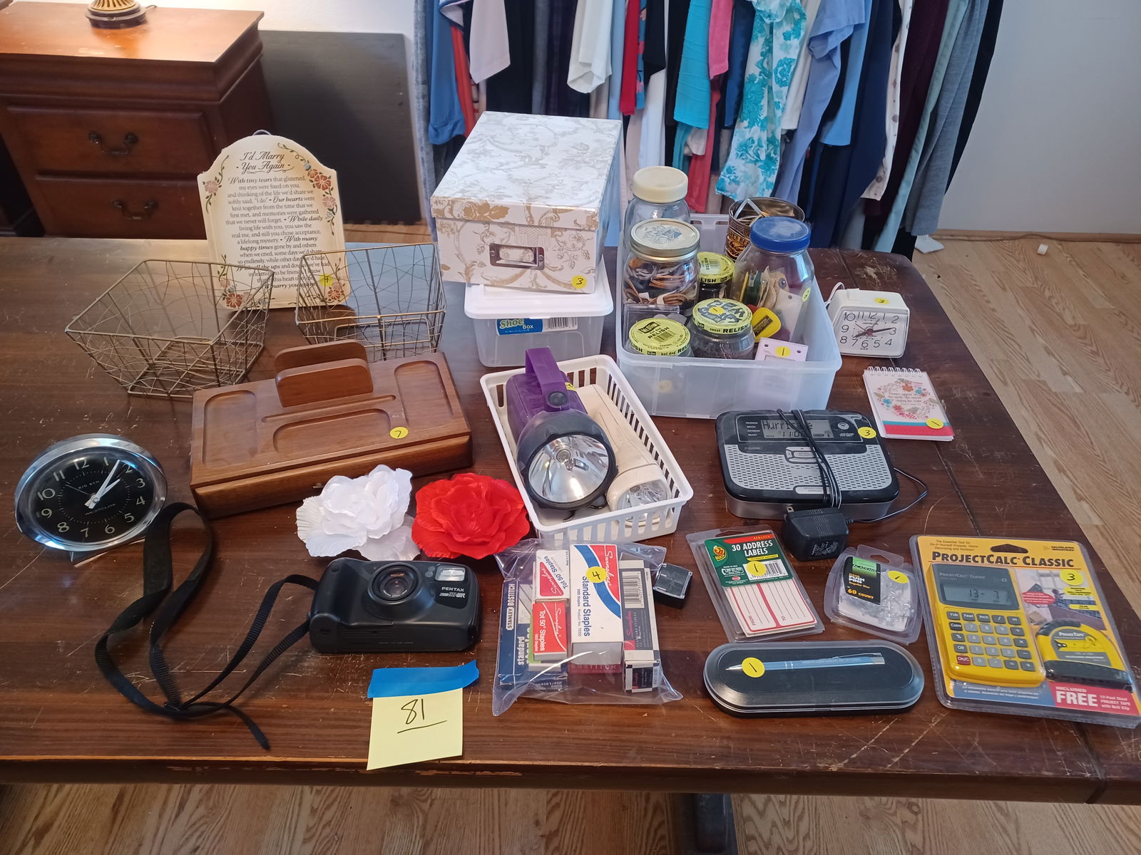 Large Lot Misc Items / Pentax Camera, etc (1 of 12)