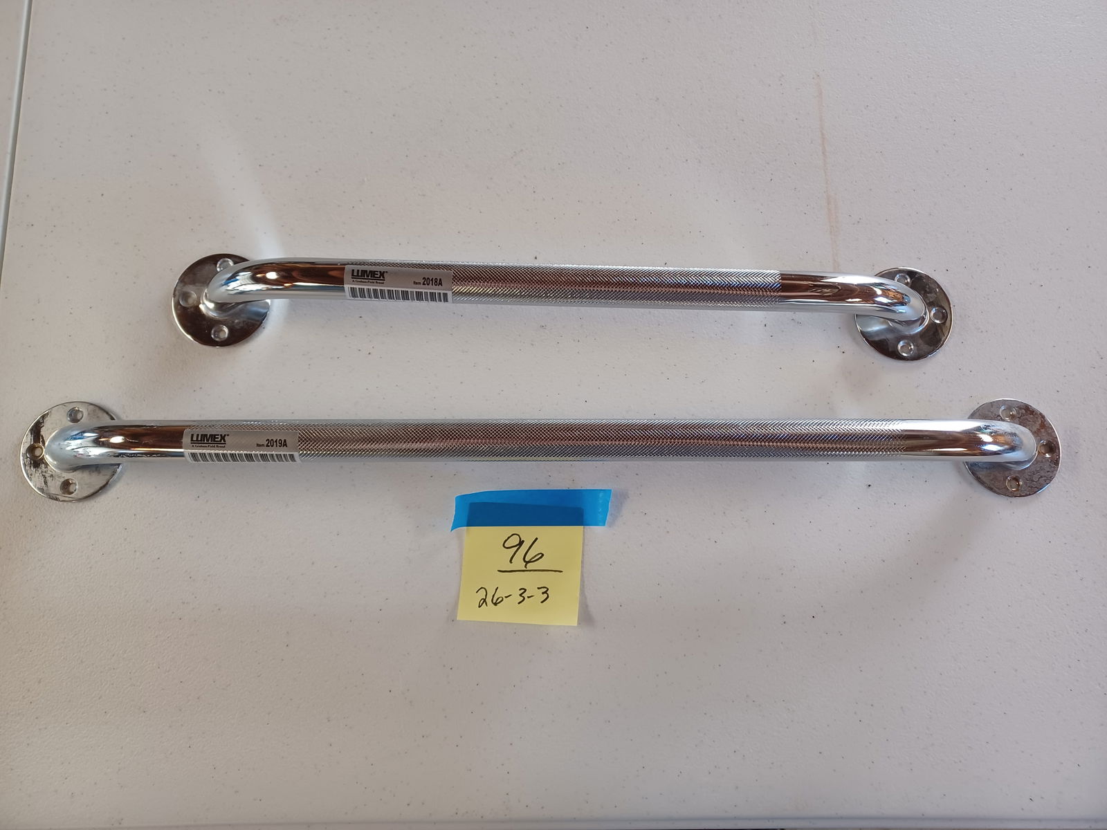 Pair of Stainless Steel Grab Bars / NEW Never Installed (1 of 5)