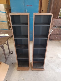 Pair of Media Shelves