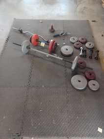 Weight Set as seen included Rubber Mats