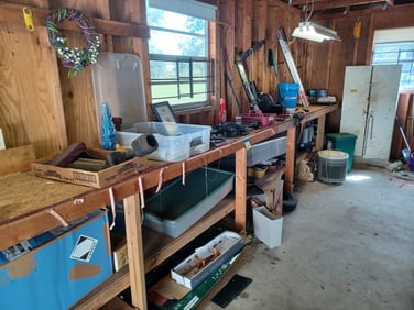 Entire Contents of Work Bench/ Tools, All seen in photos
