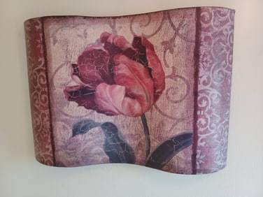Metal Rose Wall Art