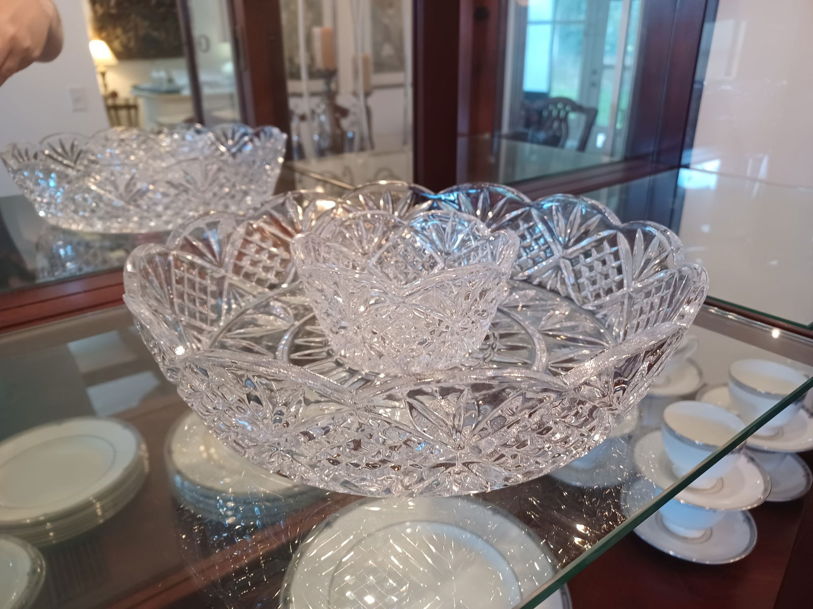 Beautiful Shannon Crystal Chip & Dip Set (1 of 5)