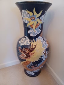 Ornate Dragon Vase