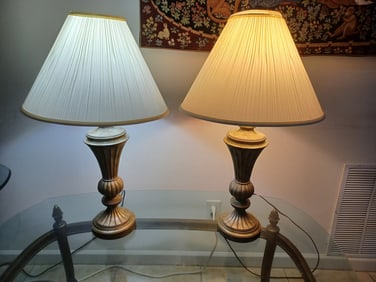 Pair of Ornate Table Lamps