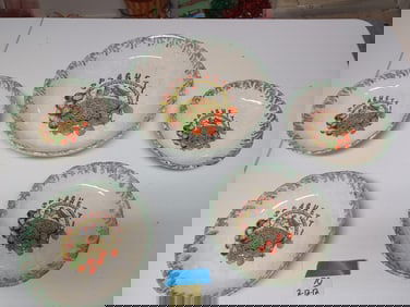 Spaghetti Serving Set / Italian Pottery