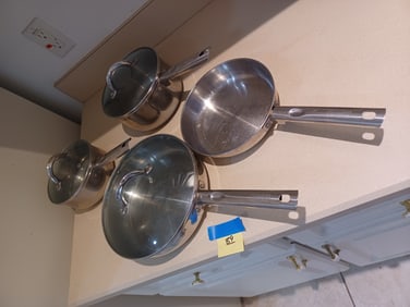 Lot of Phillipe Richards Stainless Steel Cookware