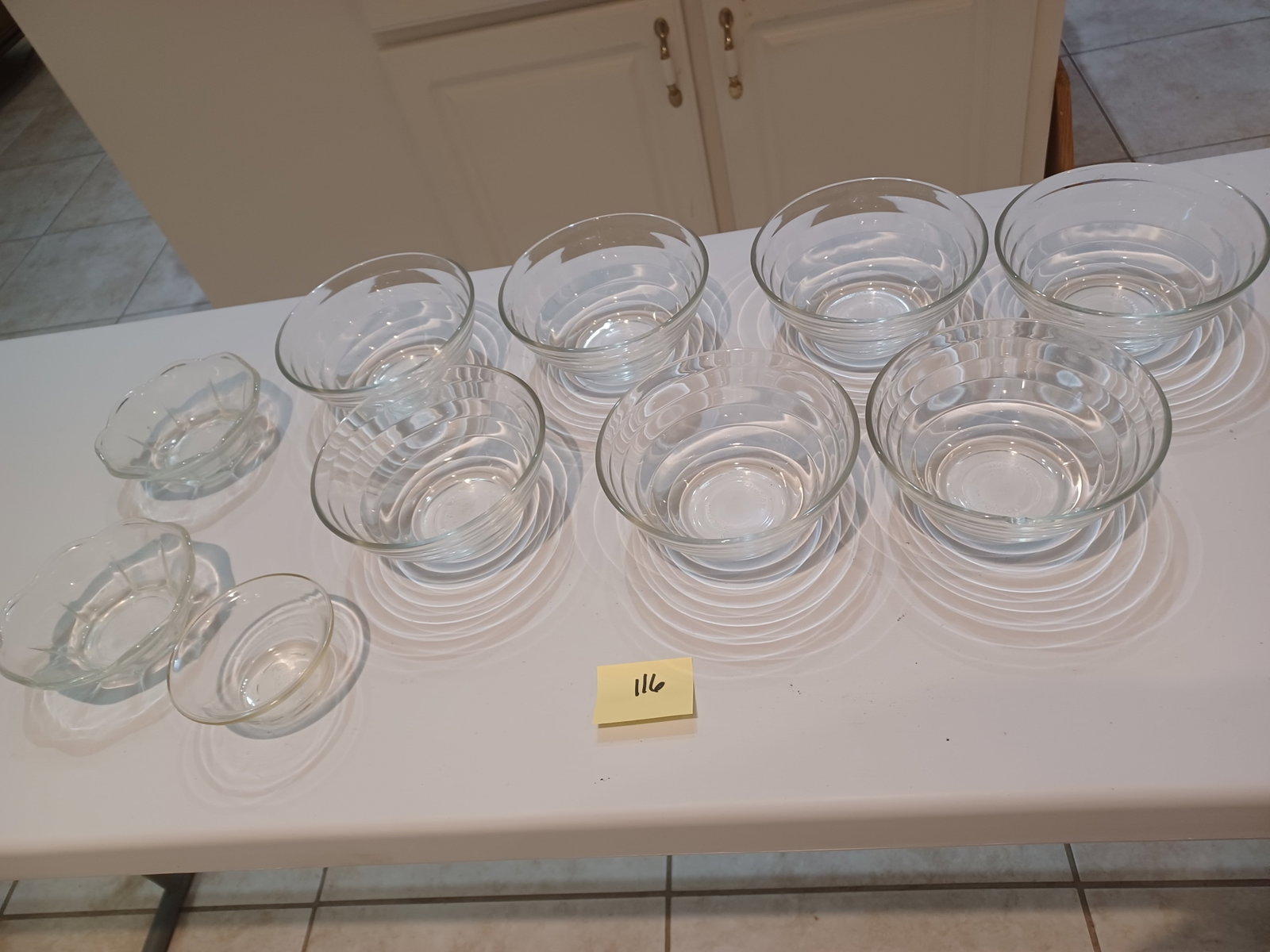 Large Lot of Clear Bowls Various sizes: Large Lot of Clear Bowls Various sizes