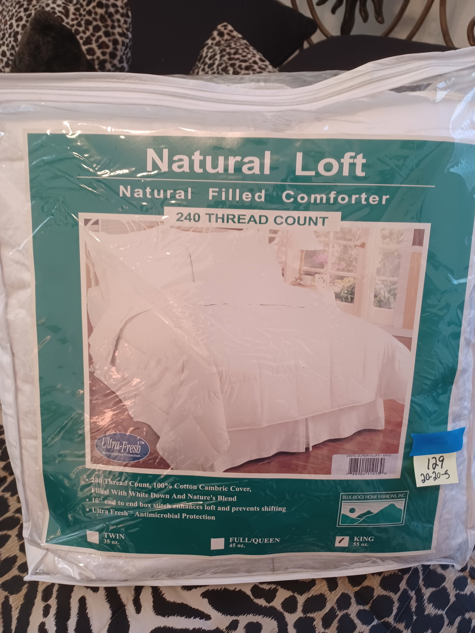 NEW Natural Fill Comfortor King Size: NEW Natural Fill Comfortor King Size